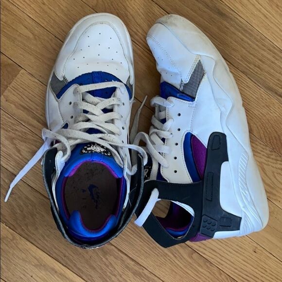 Nike Air Flight Huarache PRM QS 686203-100 siz 8.5 - Picture 7 of 10